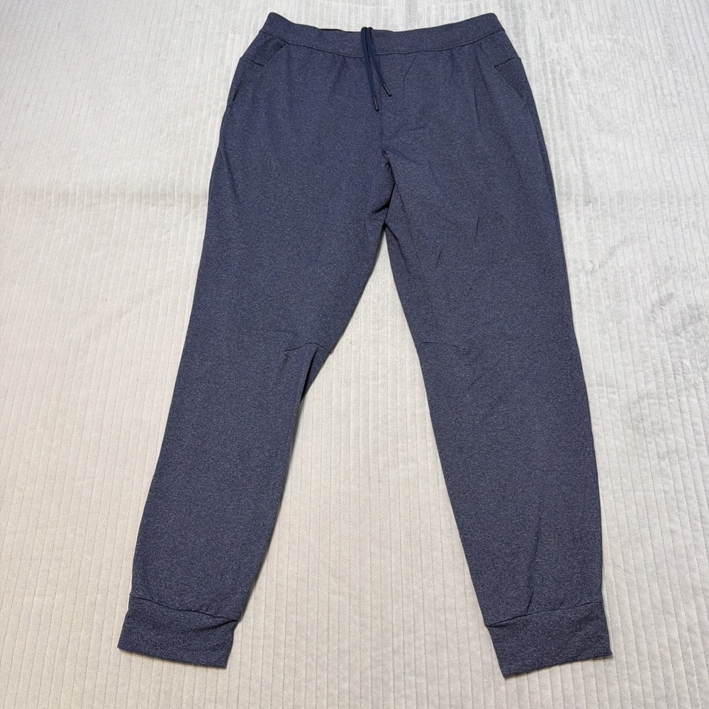 Lululemon Joggers Men L Sweatpants Heather Blue Intent Pant Tech Active LM5569S